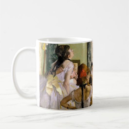 Edgar Degas de dansklasse Koffiemok (Links)