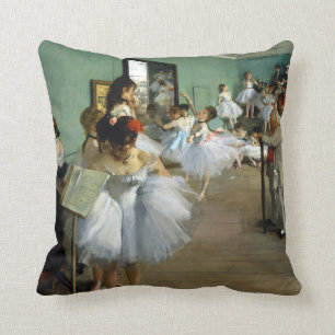 Edgar Degas de dansklasse Kussen