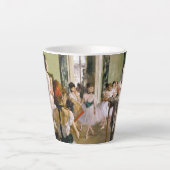 Edgar Degas de dansklasse Latte Mok (Voorkant)
