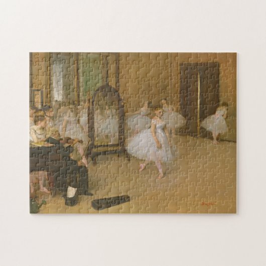 Edgar Degas de dansklasse Legpuzzel (Horizontaal)