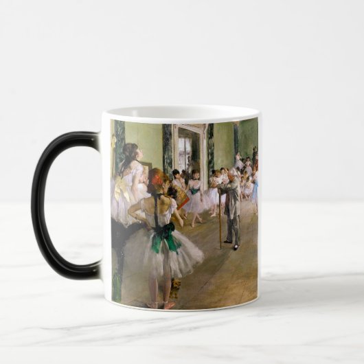 Edgar Degas de dansklasse Magische Mok (Links)
