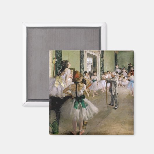 Edgar Degas - De dansklasse Magneet (Voorkant / Achterkant)