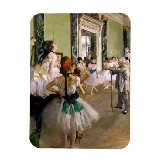 Edgar Degas de dansklasse Magneet (Verticaal)