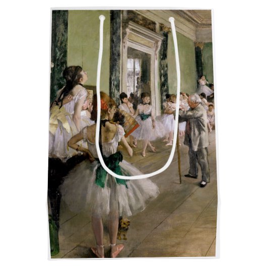 Edgar Degas - De dansklasse Medium Cadeauzakje (Achterkant)
