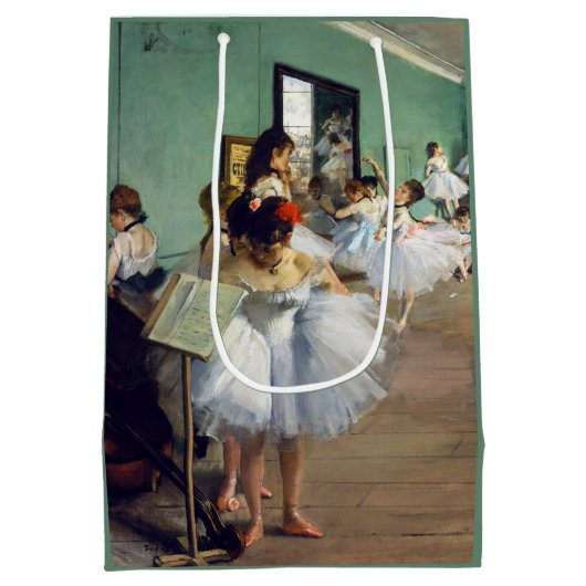 Edgar Degas - De dansklasse Medium Cadeauzakje (Achterkant)