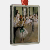 Edgar Degas - De dansklasse Metalen Ornament (Rechts)