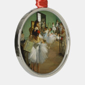 Edgar Degas de dansklasse Metalen Ornament (Rechts)