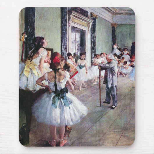 Edgar Degas - De dansklasse Muismat (Voorkant)