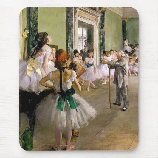 Edgar Degas de dansklasse Muismat (Voorkant)