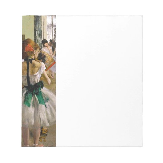 Edgar Degas de dansklasse Notitieblok (Voorkant)