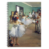 Edgar Degas - De dansklasse Notitieboek (Voorkant)