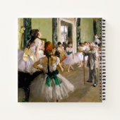 Edgar Degas de dansklasse Notitieboek (Achterkant)