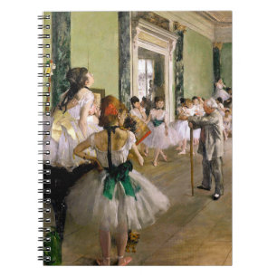 Edgar Degas de dansklasse Notitieboek