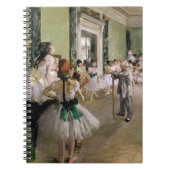 Edgar Degas - De dansklasse Notitieboek (Voorkant)