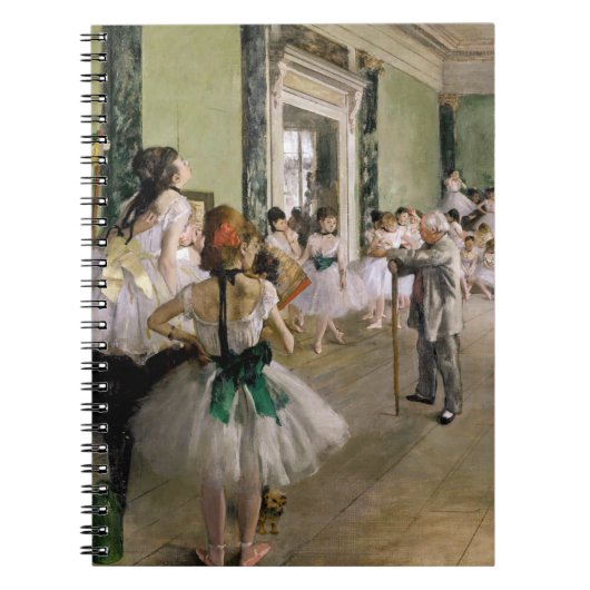 Edgar Degas - De dansklasse Notitieboek (Voorkant)