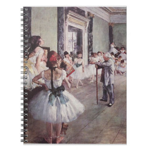 Edgar Degas de dansklasse Notitieboek