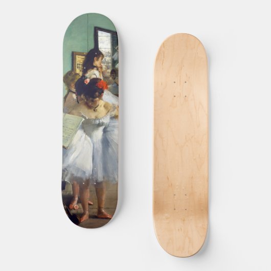 Edgar Degas - De dansklasse Persoonlijk Skateboard (Voorkant)