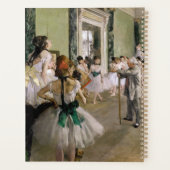 Edgar Degas - De dansklasse Planner (Achterkant)