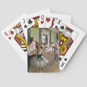 Edgar Degas - De dansklasse Pokerkaarten