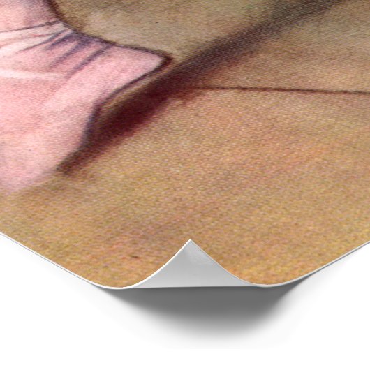 Edgar Degas de dansklasse Poster (Hoek)