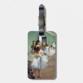 Edgar Degas - De dansklasse - QR-code Bagagelabel (Achterkant verticaal)
