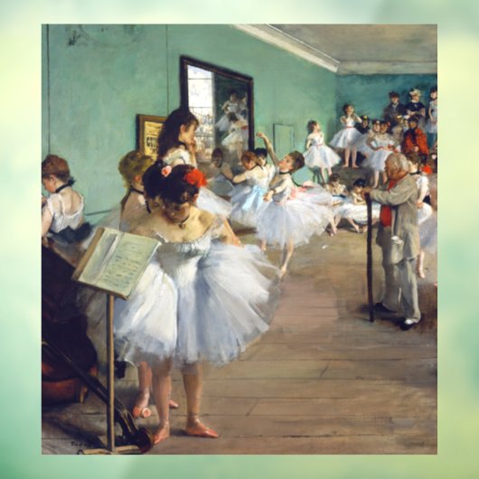 Edgar Degas - De dansklasse Raamsticker (Vel 3)