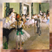 Edgar Degas de dansklasse Raamsticker (Vel 2)