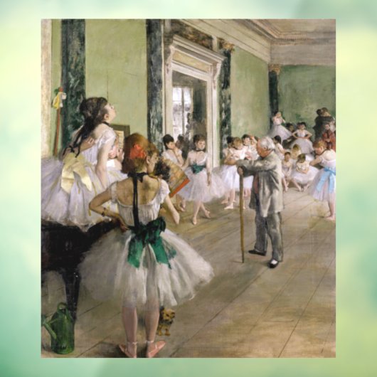 Edgar Degas - De dansklasse Raamsticker (Vel 3)