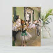 Edgar Degas de dansklasse Save The Date (Staand voorkant)