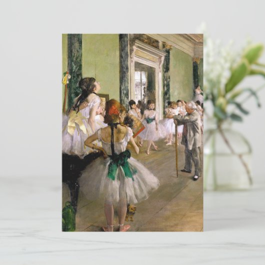 Edgar Degas de dansklasse Save The Date (Staand voorkant)