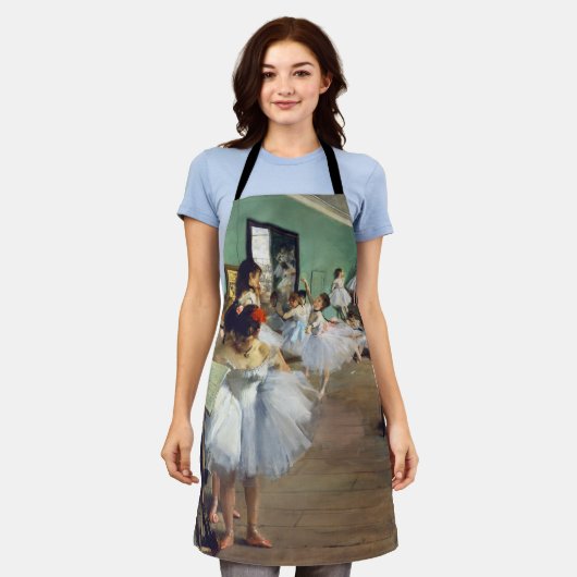 Edgar Degas - De dansklasse Schort (Gedragen)