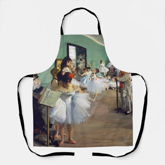 Edgar Degas - De dansklasse Schort (Voorkant)