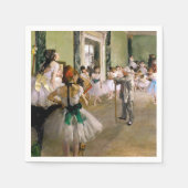 Edgar Degas de dansklasse Servet (Voorkant)