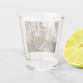 Edgar Degas de dansklasse Shot Glas (Achterkant)