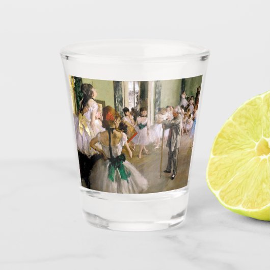 Edgar Degas de dansklasse Shot Glas (Voorkant)