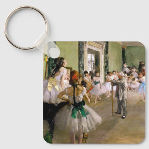 Edgar Degas de dansklasse Sleutelhanger