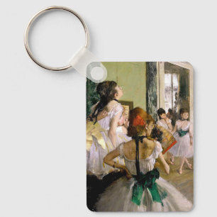 Edgar Degas de dansklasse Sleutelhanger