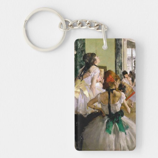 Edgar Degas de dansklasse Sleutelhanger (Voorkant)