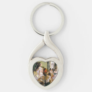 Edgar Degas de dansklasse Sleutelhanger