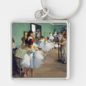 Edgar Degas - De dansklasse Sleutelhanger (Voorkant)