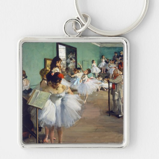 Edgar Degas - De dansklasse Sleutelhanger (Voorkant)