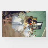 Edgar Degas - De dansklasse Spandoek (Horizontaal)