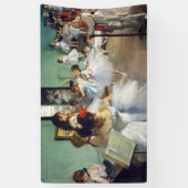 Edgar Degas - De dansklasse Spandoek (Verticaal)