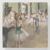 Edgar Degas - De dansklasse Stenen Onderzetter (Voorkant)