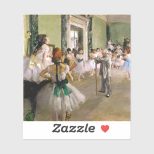 Edgar Degas de dansklasse Sticker