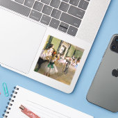 Edgar Degas de dansklasse Sticker (Laptop met iPhone)