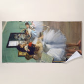 Edgar Degas - De dansklasse Strandlaken (Voorkant)