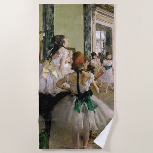 Edgar Degas - De dansklasse Strandlaken (Voorkant)