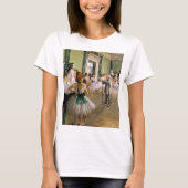 Edgar Degas de dansklasse T-shirt (Voorkant)