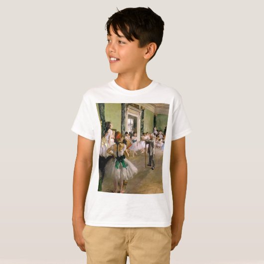 Edgar Degas de dansklasse T-shirt (Voorkant volledig)